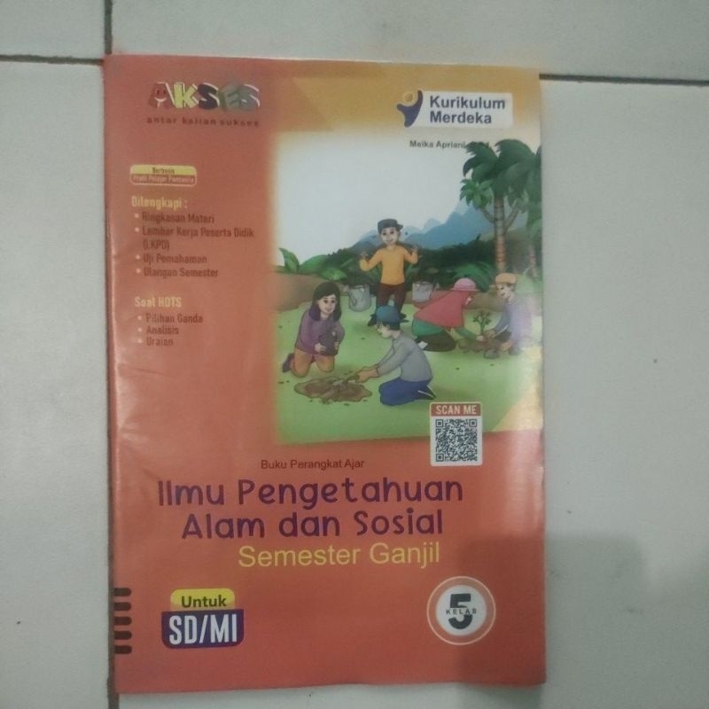 Jual Lks Akses Ilmu Pengetahuan Alam dan Sosial kelas 5 semester 1 ...