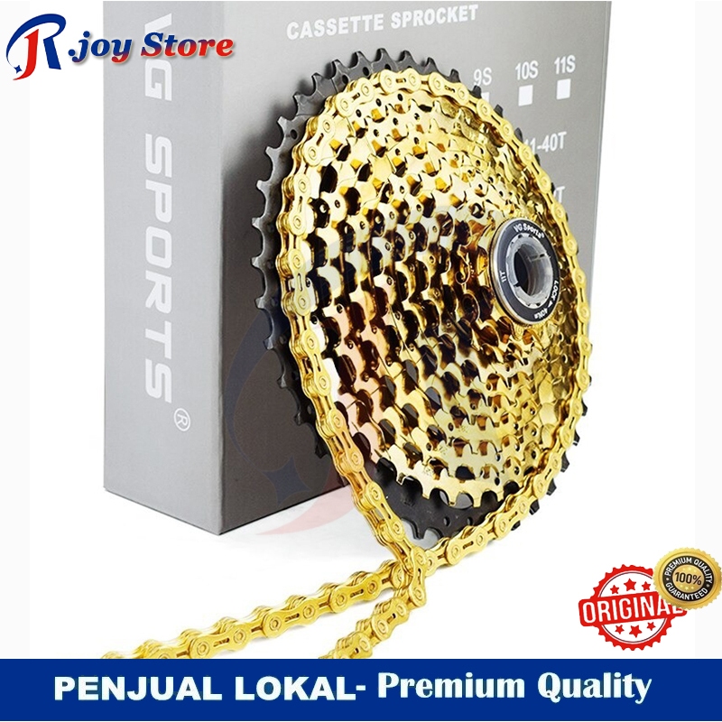 Jual Rantai Sepeda VG Sports 8 10 Speed Bicycle Chain Half Hollow ...