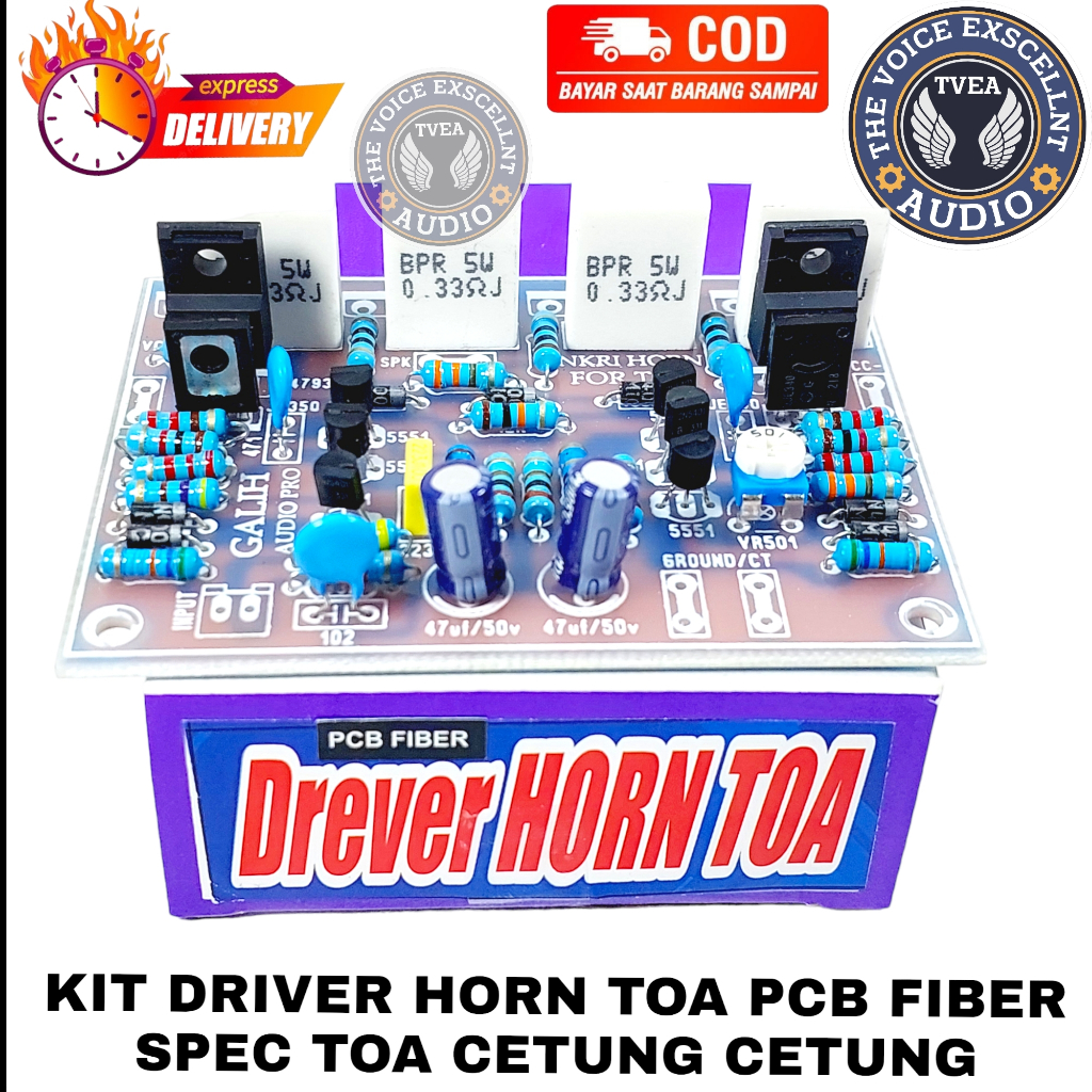 Jual Kit Driver Amplifier Horn Corong Khusus TOA Kualitas Super Midhigh