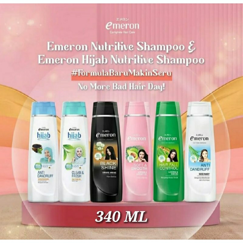 Jual Emeron Shampoo Botol All Varian 340 ml | Shopee Indonesia