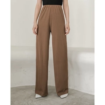 Seine Pleats Pants Celana Kulot Wanita Highwaist Knit Premium Look Korean