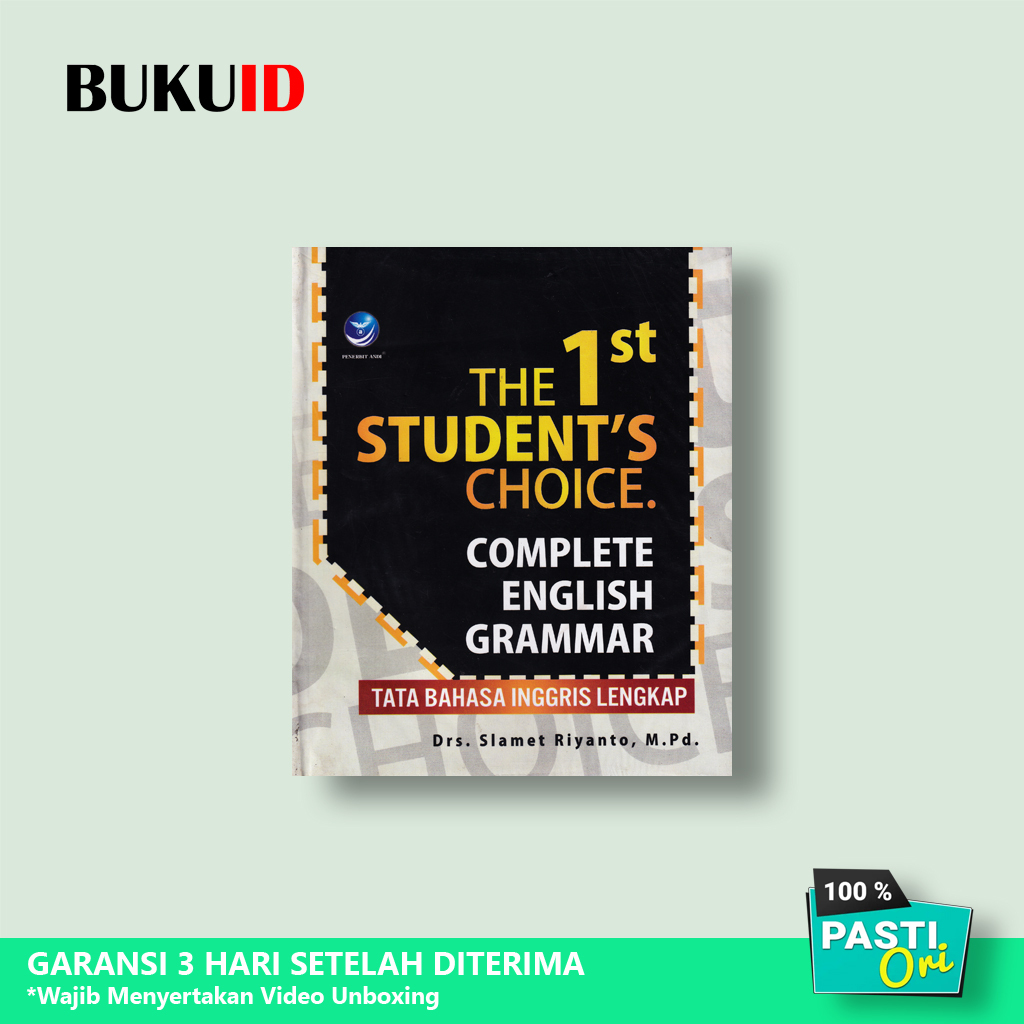 Jual Buku The 1st Student's Choice : Complete English Grammar, Tata ...
