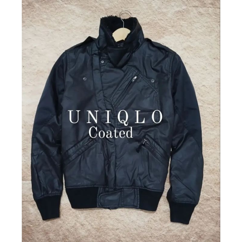 Jual jaket rider UNI QLO bahan kanvas tebal seperti baru bekas/second ...