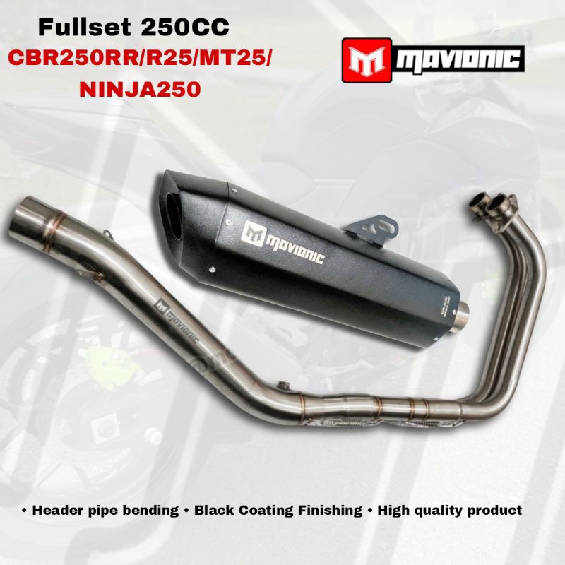 Jual Knalpot racing R25 MT25 CBR250RR NINJA250 Z250 Original mavionic ...