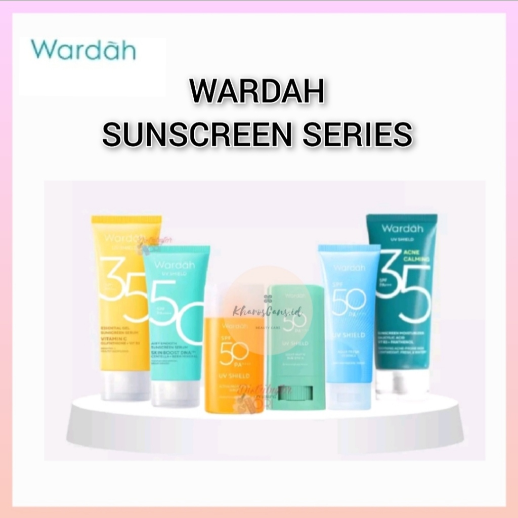Jual [PROMO] WARDAH UV Shield Essential Sunscreen Gel SPF 30 35 50 PA ...