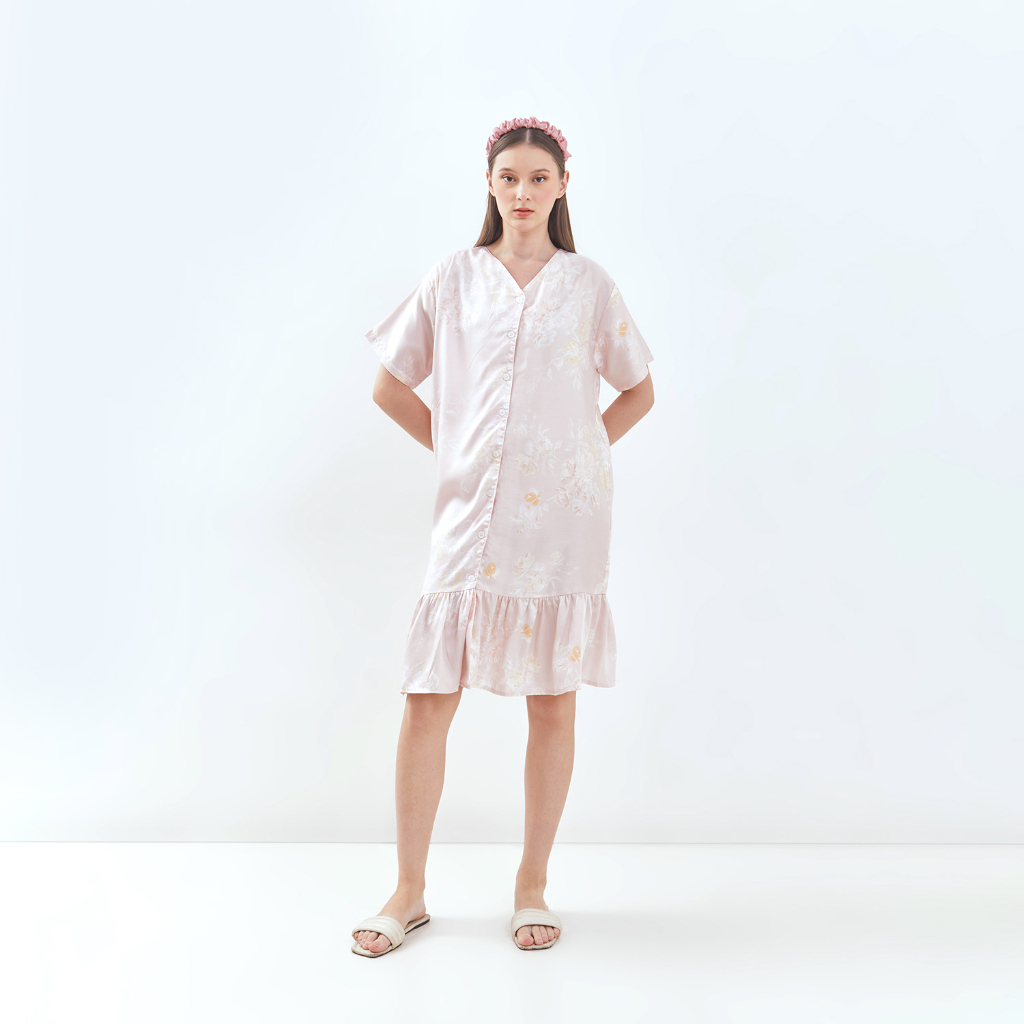 Jual GREET NIGHT WEAR - Daster Organic Silk Model : T-454 / DV Geber ...