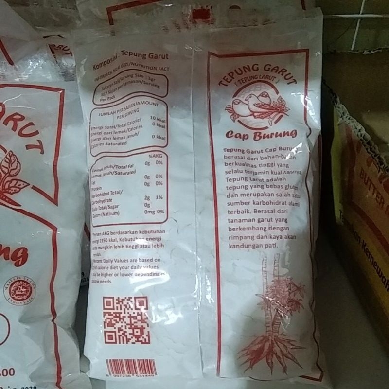 Jual tepung lerut/garut 500g | Shopee Indonesia