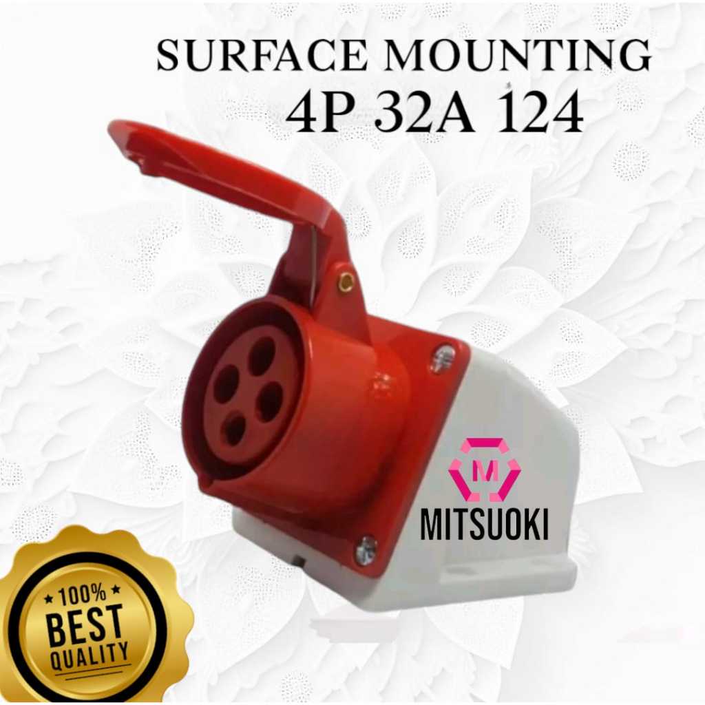 Jual FORT SURFACE MOUNTING 4PIN 32A 124 WATERPROOF/SURFACE MOUNTING 4P ...