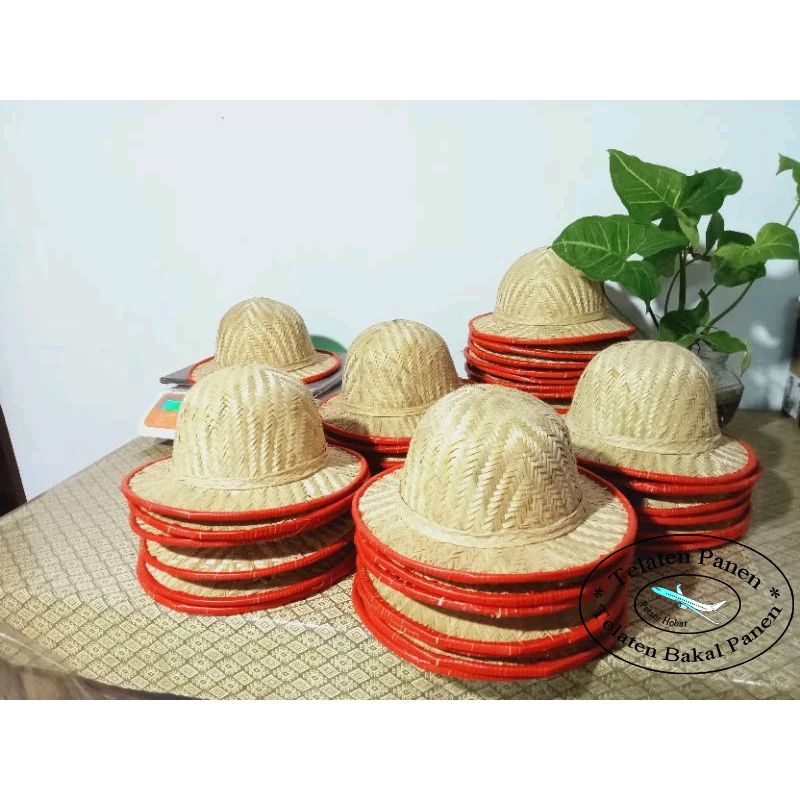 Jual Topi Bambu | Capil Buyuk | Caping Bulat | Kupluk Petani | Shopee ...