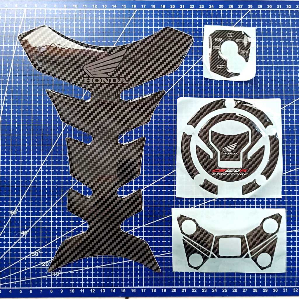 Jual paket emblem cb150r tankpad cb150r new, tutup tanki, kunci dan ...