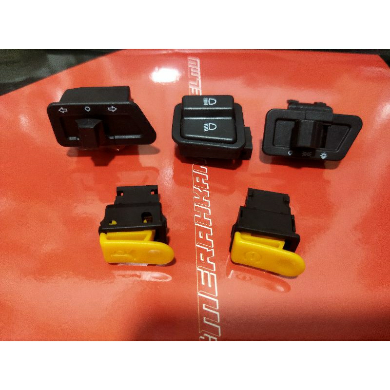 Jual Paket Tombol / saklar Klakson Sein On off Dim Stater tombol lampu ...