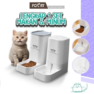 [I SET ISI 2] FOCAT Pet Feeder Otomatis M03 Tempat Makan Anjing/Kucing Automatic Pet Feeder