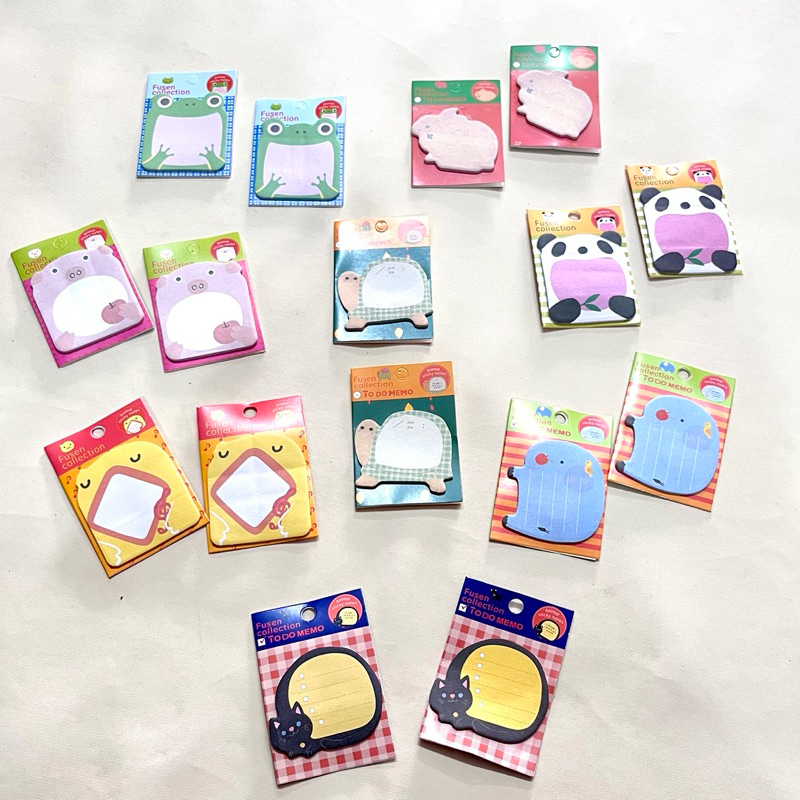 Jual Sticky Notes Motif karakter lucu Tempelan Kertas Catatan Memo Note ...