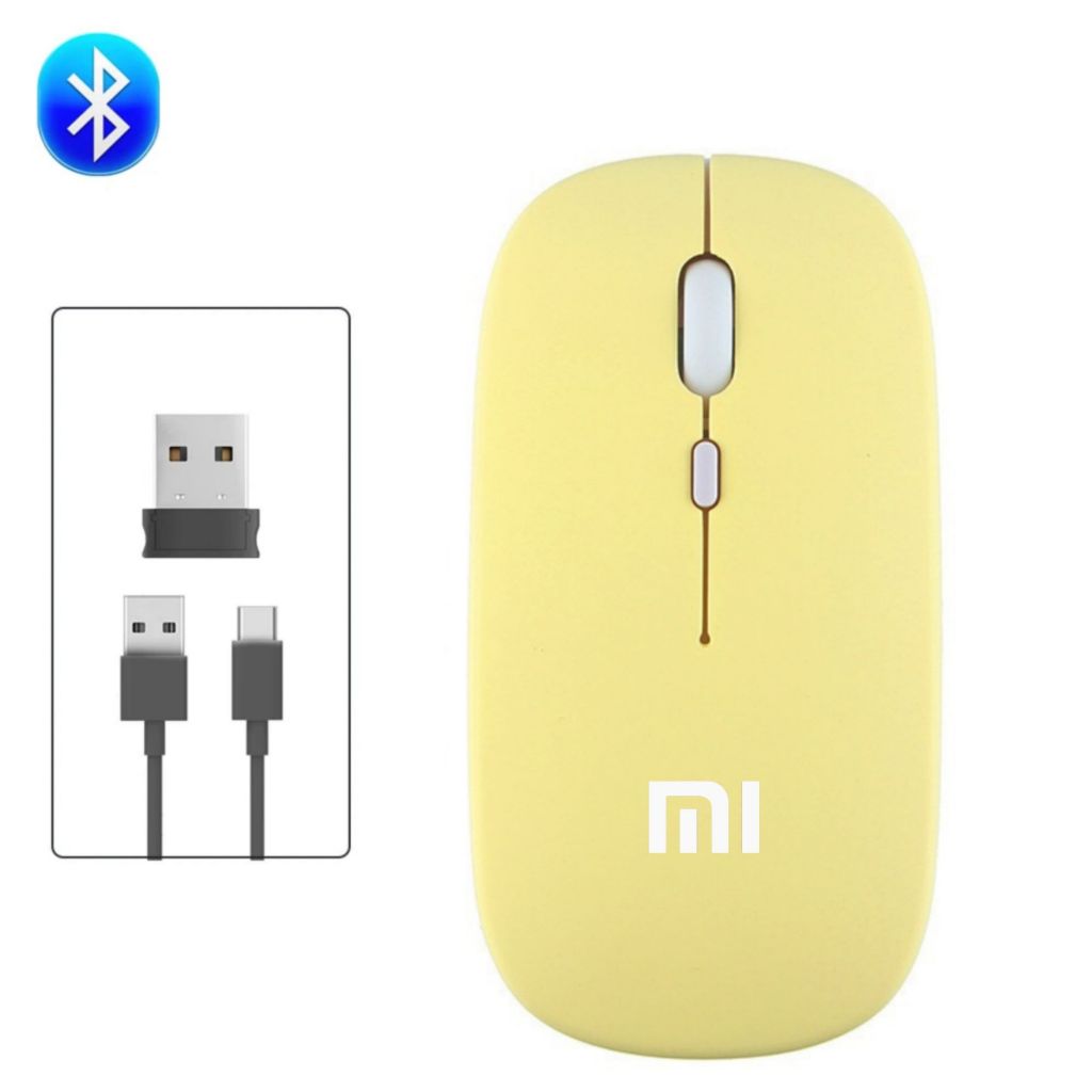 Jual MOUSE MII BLUETOOTH RECHARGER KLIK SILENT BATERAI ISI ULANG MII ...