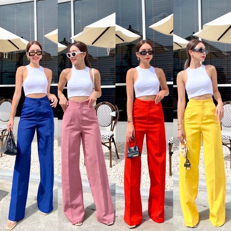 Jual [ORI/AUTHENTIC] 001 PROMTHONG High Waist Pants Celana Panjang ...