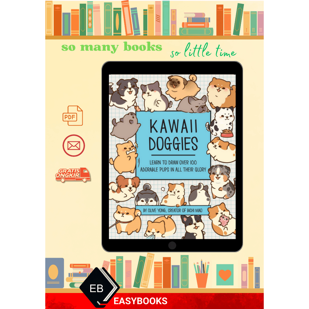 jual-0019-kawaii-doggies-learn-to-draw-over-100-adorable-pups-in-all