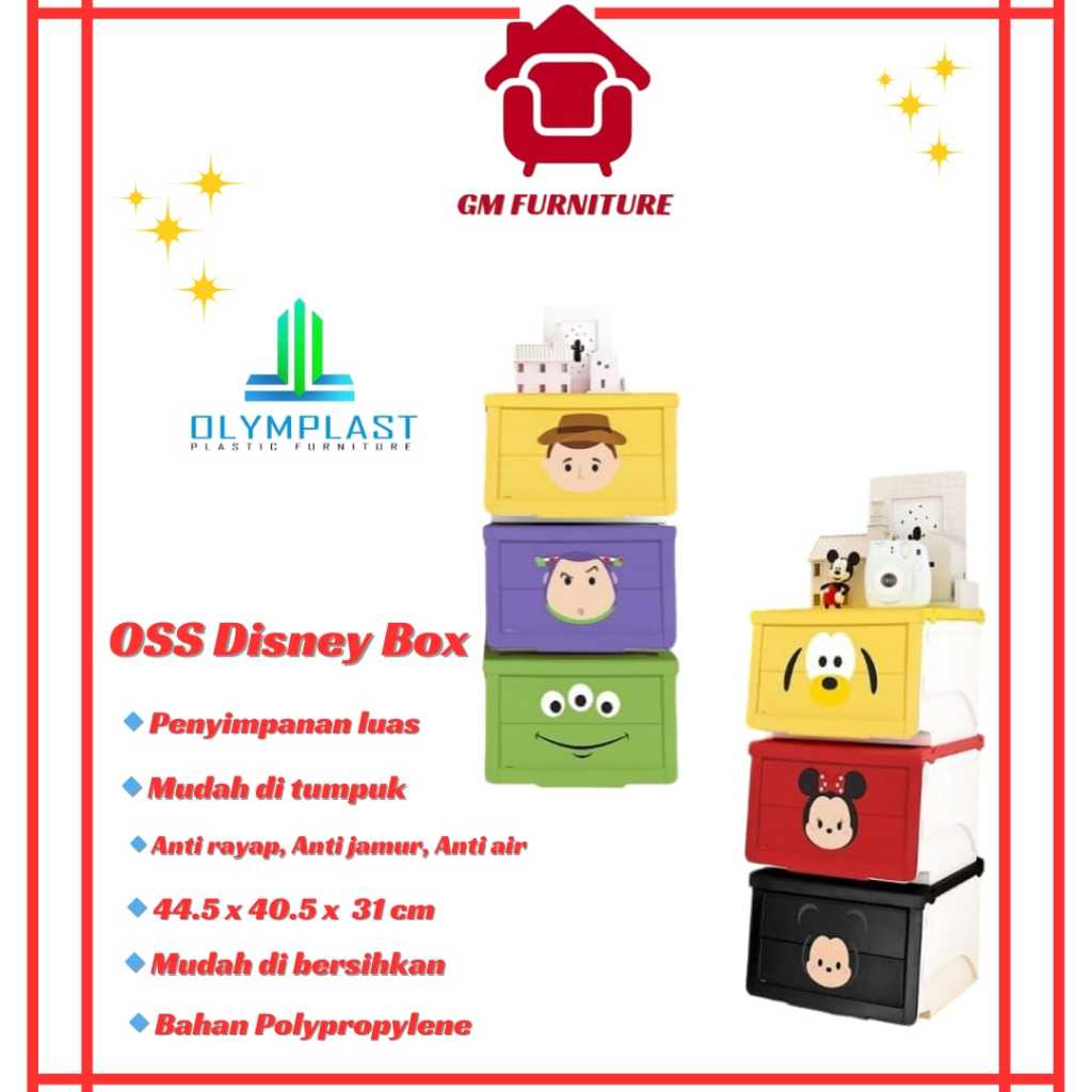 Jual Olymplast X Tsum Tsum Disney Series / OSS / Storage Solution ...