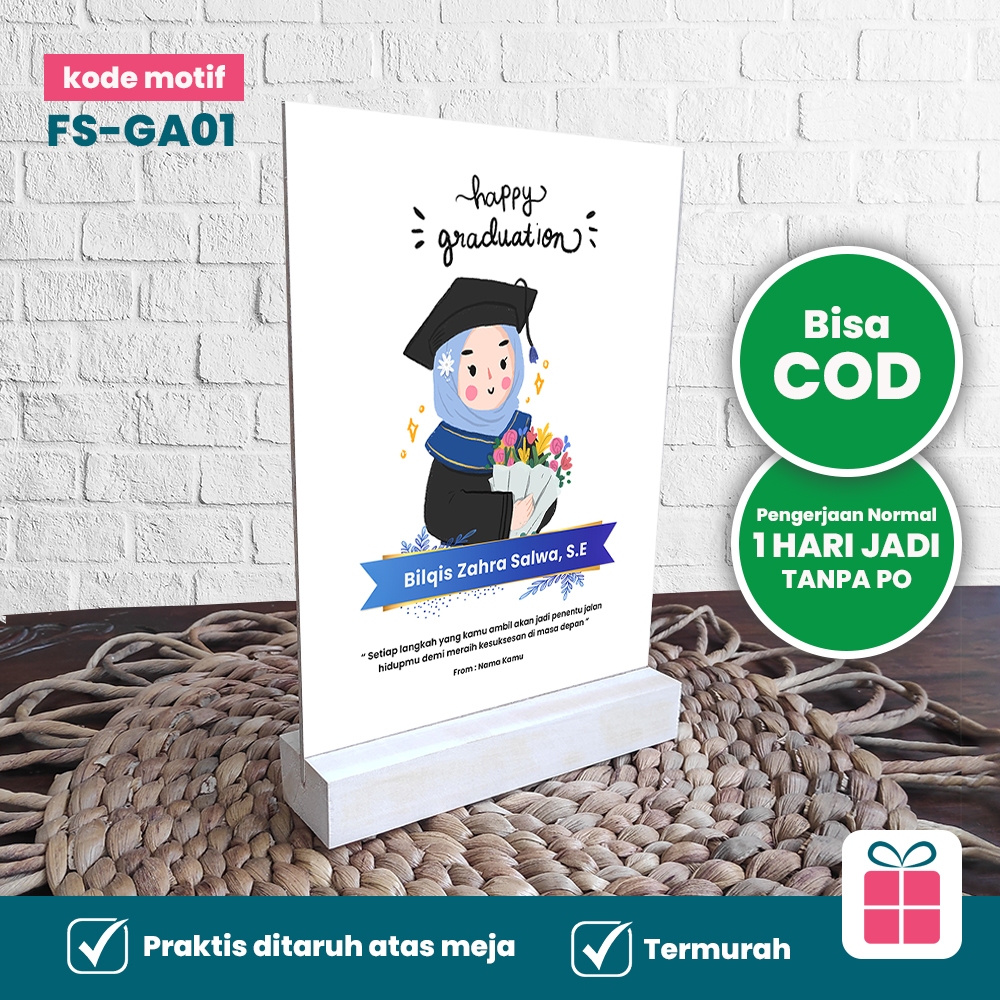 Jual Hadiah / Kado Wisuda Cewek & Cowok Animasi Graduation Gift Murah ...