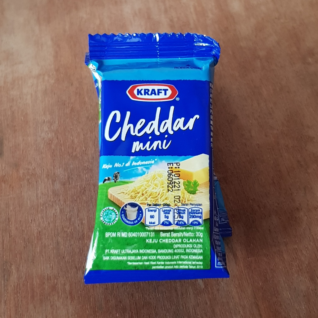 Jual Keju KRAFT Cheddar Mini 30g | Shopee Indonesia