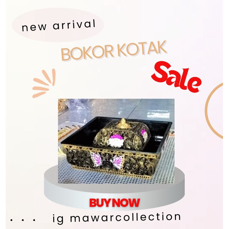 Jual SET BOKOR BULAT DAN KOTAK + TUTUP UKIR BALI | Shopee Indonesia