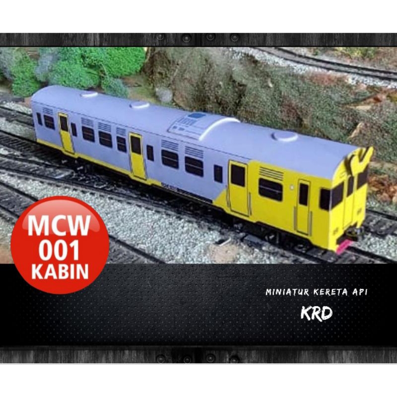 Jual Miniatur Kereta Api Indonesia Mainan Seri Kereta Rel Diesel-KRD ...