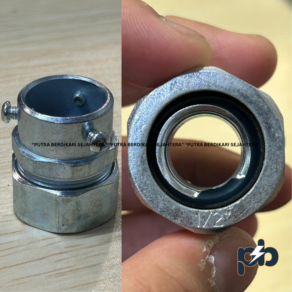 Jual Connector Flexible Conduit 1/2