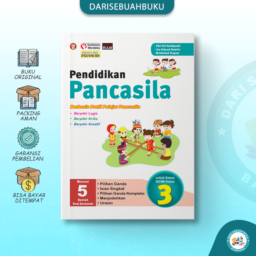 Jual Buku PENDIDIKAN PANCASILA SD Kelas 3 - Kurikulum MERDEKA - Buku ...