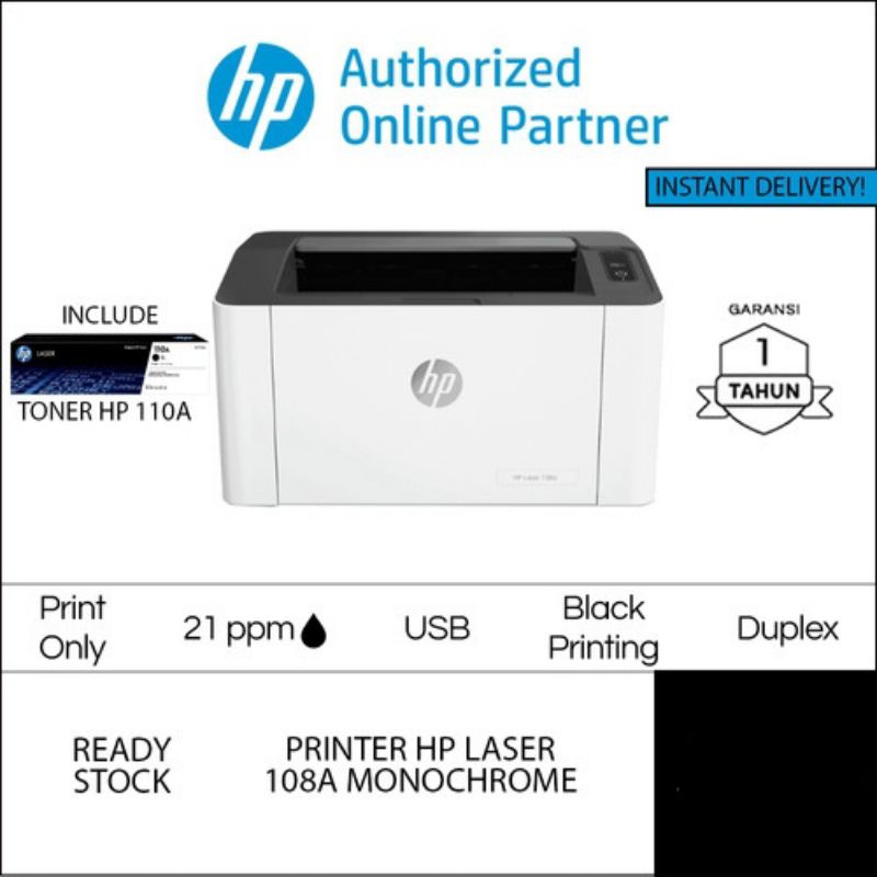 Jual Printer HP Laser Jet Monokrom M108A | Shopee Indonesia
