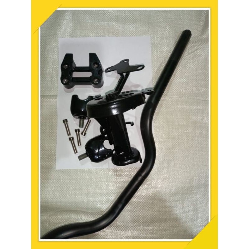 Jual stang stir beat street komplit dudukan stang plus raiser | Shopee ...