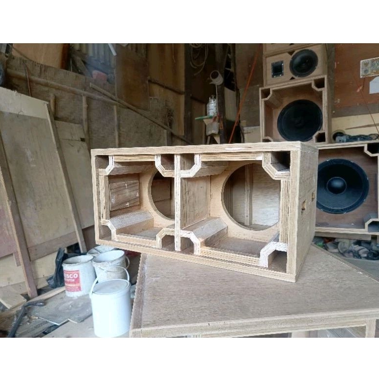 Jual box planar 8inch double bahan 18 mm/box planar 8 inch 18mm 15mm ...