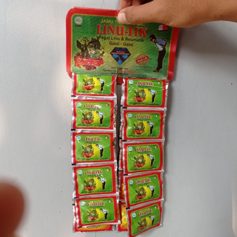 Jual linutik kapsul untuk asam urat pegel linu sesak nafas gatal gatal ...