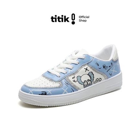 RK003 Titik Wayang - Sepatu Sneakers Pria Kasual Snakers Cowok Kekinian Terbaru Fashionable