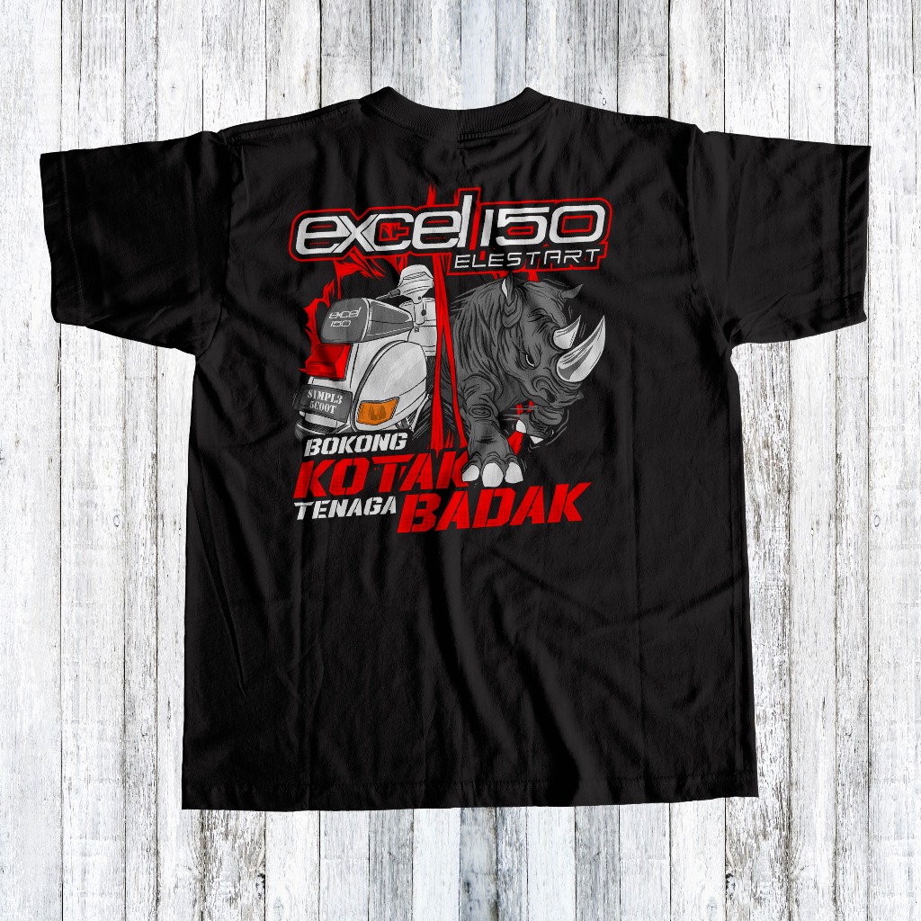 Jual Kaos Vespa / Baju Scooter / Kaos Vespa Excel 150 / Kaos Vespa ...