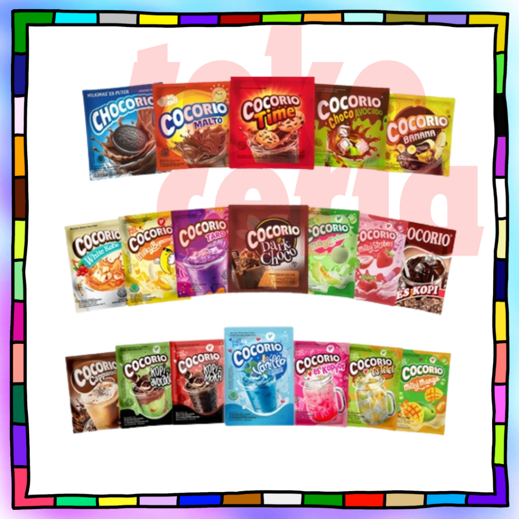 Jual COCORIO - Minuman Serbuk Rasa Buah dan Coklat 1 RENTENG 10PCS ...