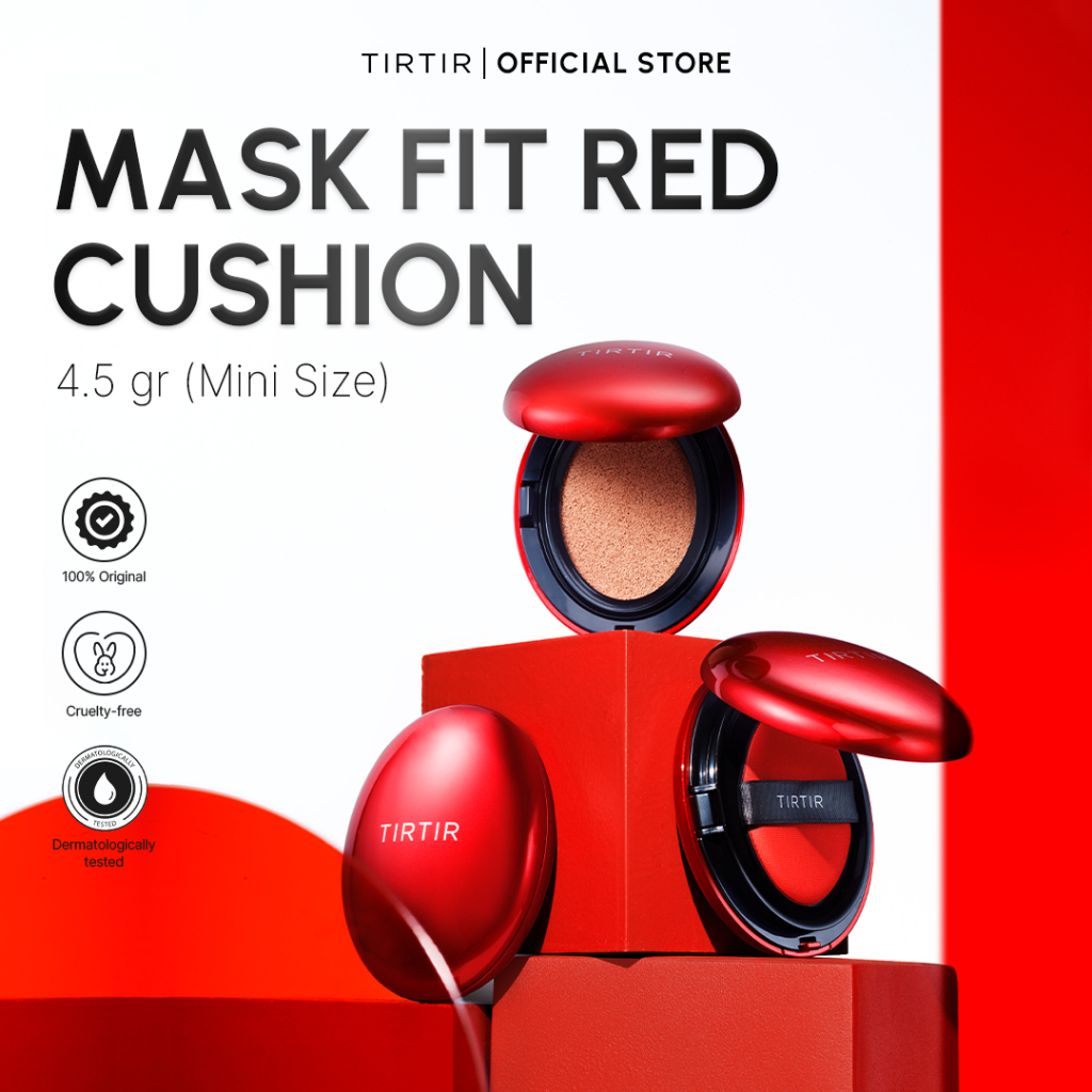 Jual TIRTIR Mask Fit Red Cushion Foundation SPF 40 PA++ 4.5gr (Mini