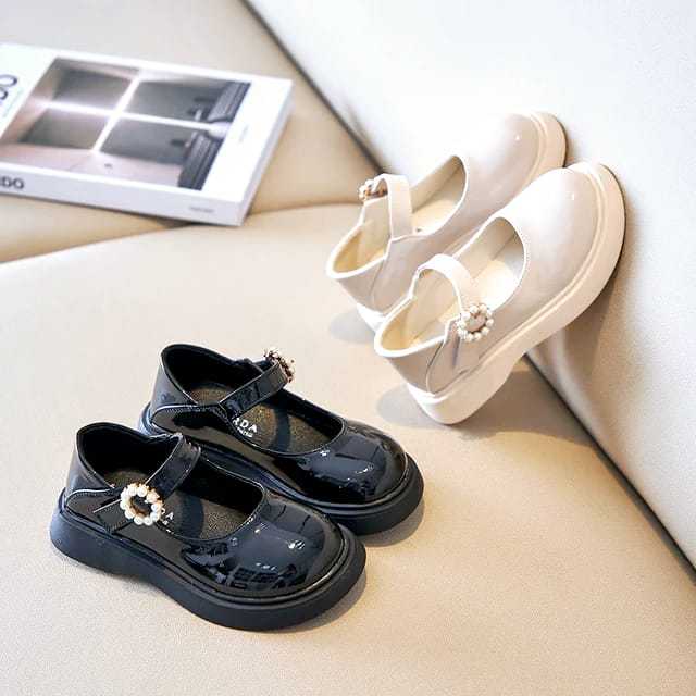 Jual Sepatu loafers anak perempuan viral kekinian / Sepatu casual anak