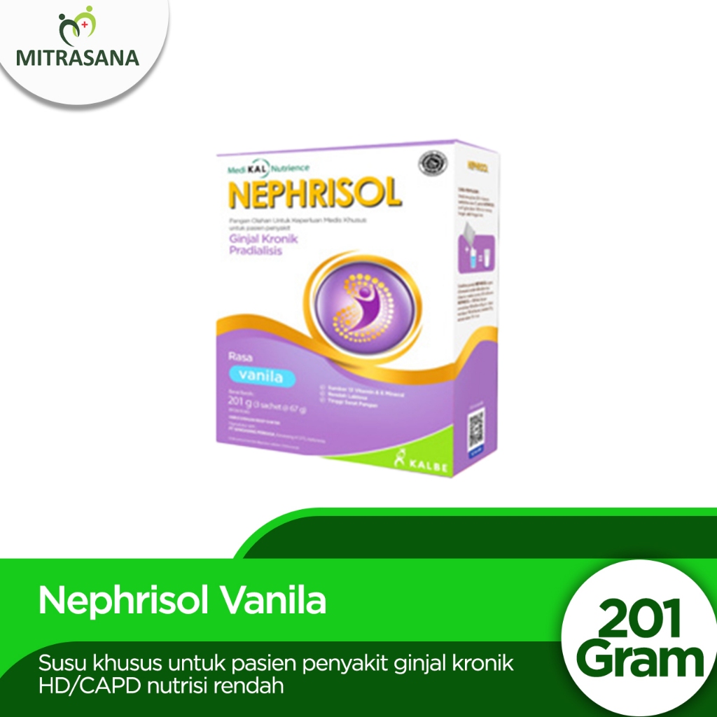 Jual Nephrisol 201 gram - Nutrisi Rendah Protein Ginjal Kronik | Shopee ...