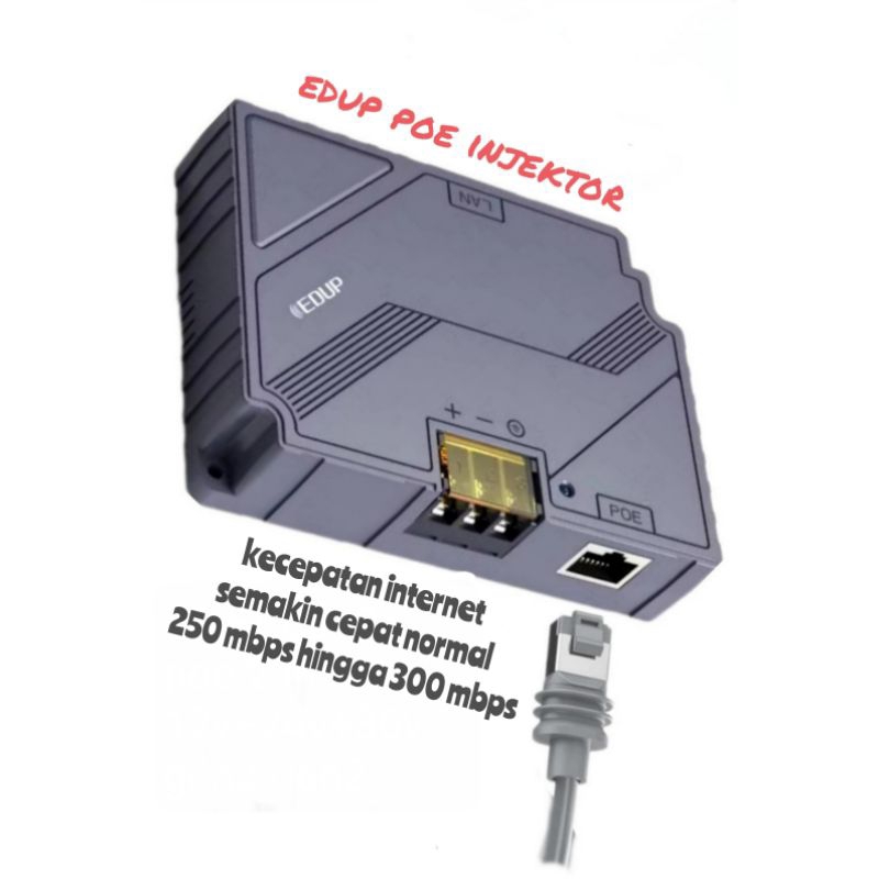 EDUP 3-in-1 Starlink Gen2 PoE-injector 150 W met uitgebreide bescherming