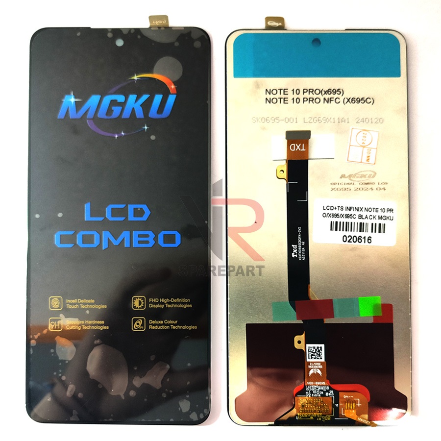 Jual LCD INFINIX NOTE 10 PRO / X695 / X695C FULLSET TOUCHSCREEN ...