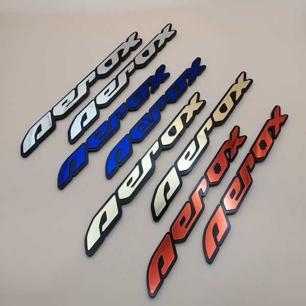 Jual EMBLEM AKRILIK AEROX STICKER ACLIRIC AEROX SEPASANG | Shopee Indonesia