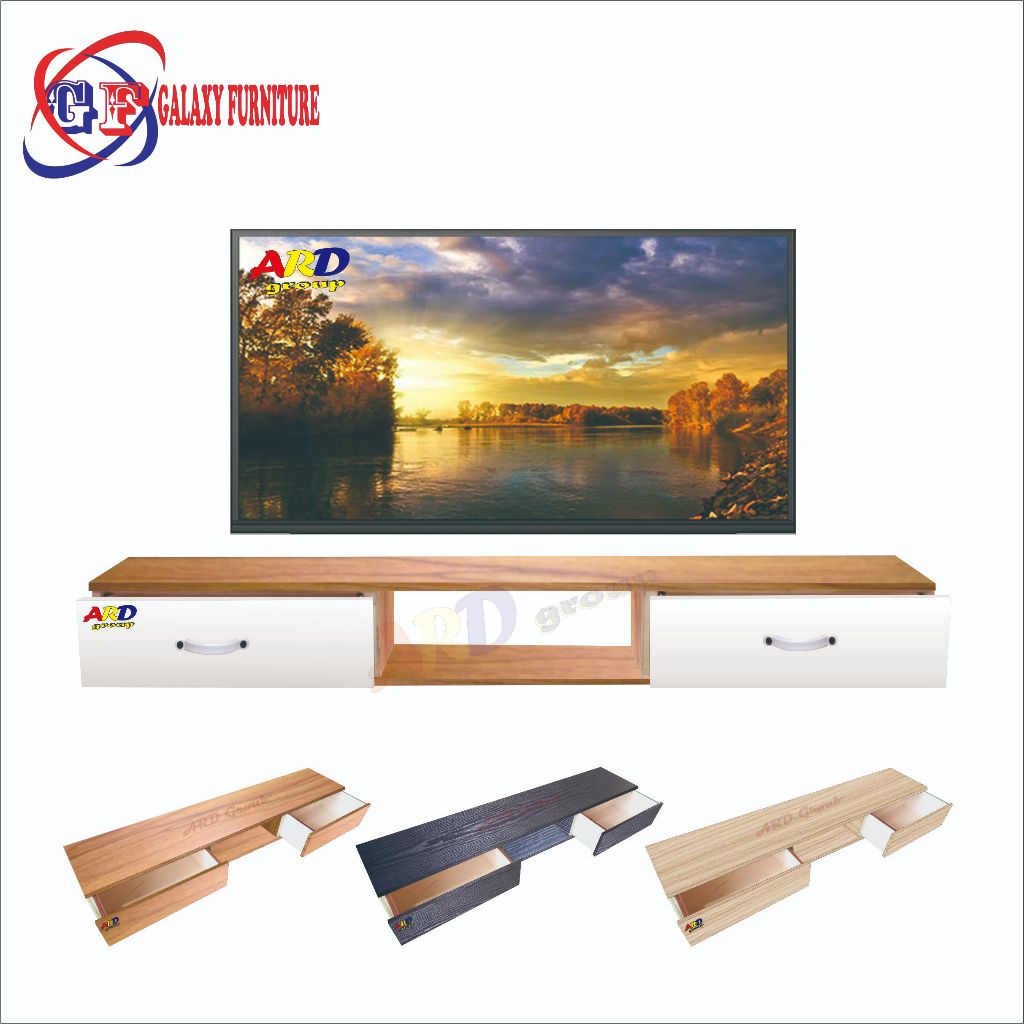 Jual (RTV 009) Rak TV menggantung/Rak TV Tempel Dinding/Rak TV ...