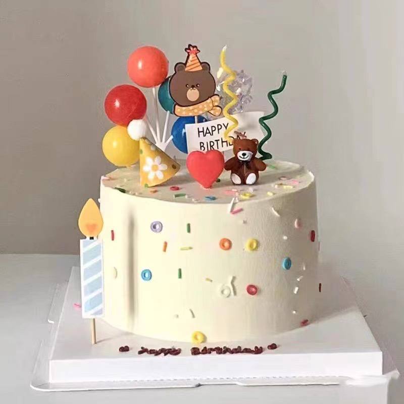 Jual 15pcs/set Cake Topper Topi Ulang tahun Mini/ Topper Ultah Topi ...