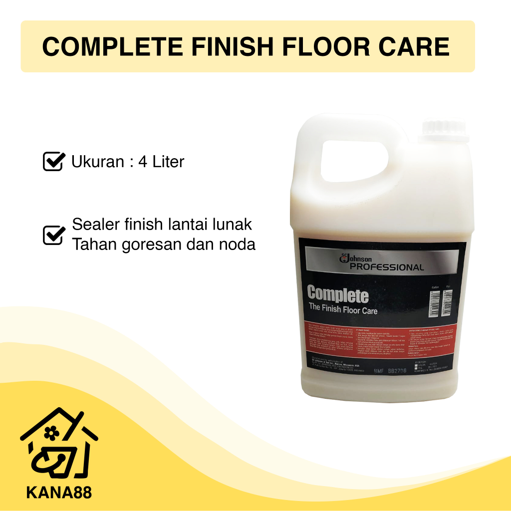 Jual New Complete SC Johnson 4L Floor Sealer Finish Lantai | Shopee ...
