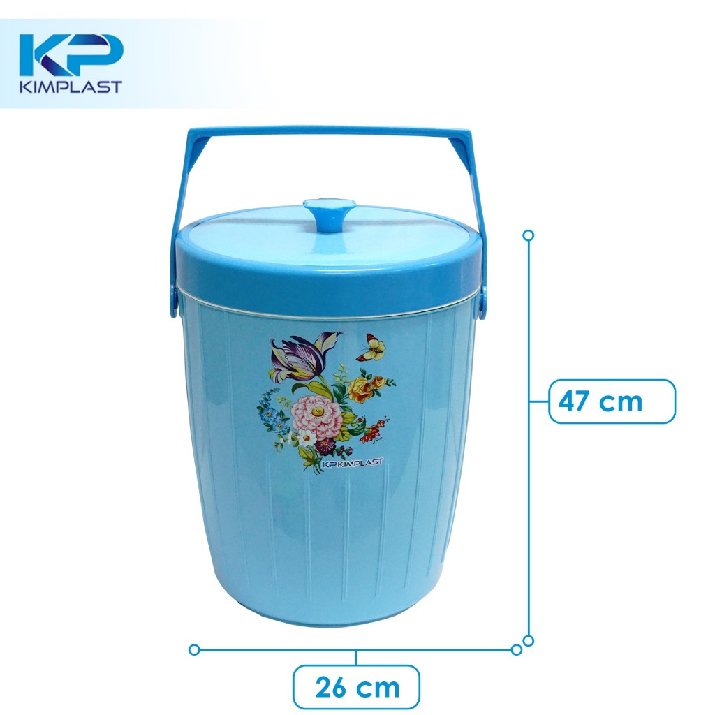 Jual KIMPLAST Rice Bucket 26 Liter/ Termos Nasi/ Termos Es | Shopee ...