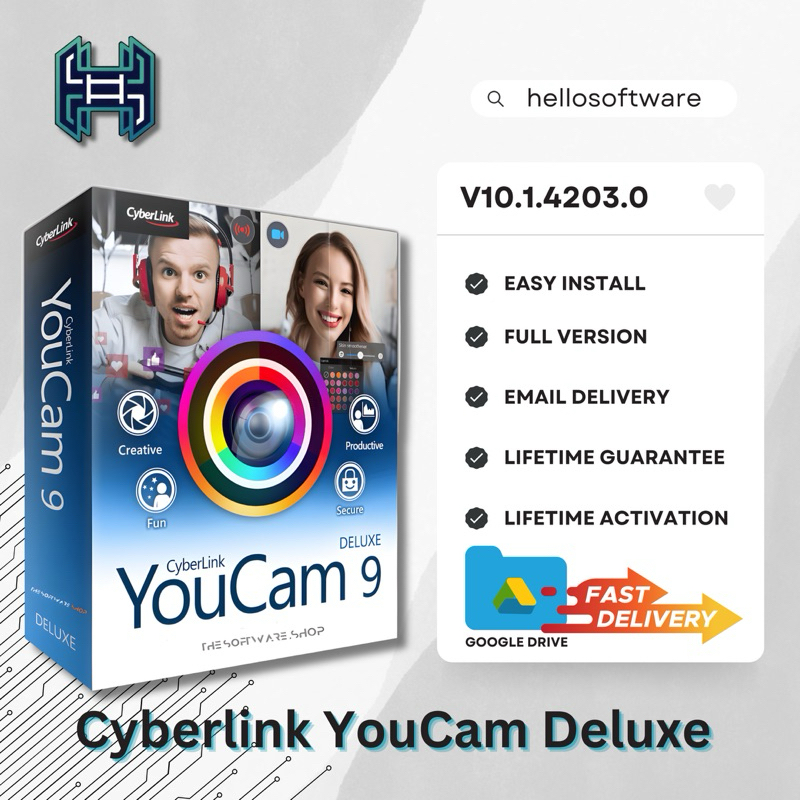 Jual Cyberlink YouCam Deluxe 10 v10.1.4203.0 Full Version (Versi ...