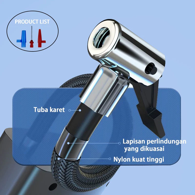 Pompa Ban Digital Portabel USB & Mobil! Praktis untuk Darurat