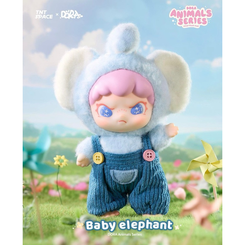TNTSPACE DORA Gray Trend 灰潮主張 ぬいぐるみペンダント DORA Right