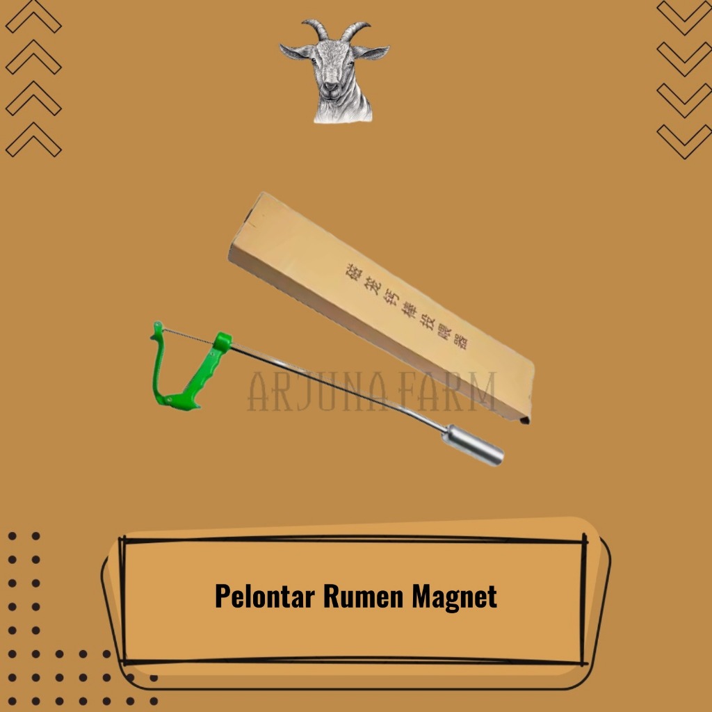 Jual Alat Pelontar Rumen Magnet Hewan Ternak Sapi Kerbau Stainless ...