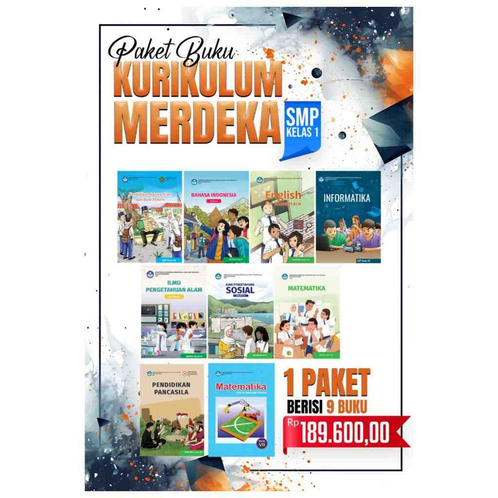Jual Paket Lengkap Buku Pelajaran Kurikulum Mer…