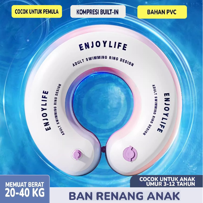 Jual Pelampung Ban Renang Anak Usia 312 Tahun Bahan Tebal Anti Meledak